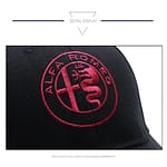 Alfa Romeo Baseball Cap - Black Color Exclusive 5 Alfa Romeo Baseball Cap 2022 Cotton Embroidery Adjustable Black Premium Look 04