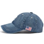 USA NYC Baseball Cap Denim Embroidery Premium Hat 5 USA NYC Baseball Cap Denim Embroidery Premium Hat