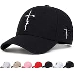 Faith Cross Embroidered Cotton Baseball Cap 6 faith cross embroidered cotton baseball cap collection