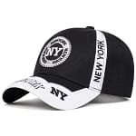 New York Baseball Cap Adjustable Embroidery Hat 1 new york baseball cap black