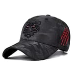Tiger Head Hat Camouflage Adjustable Casual Embroidery Cap 1 tiger head hat camouflage camouflage