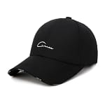 Grace Baseball Cap Embroidered - Summer Hat Wild Black and White 2 grace baseball cap embroidered summer hat black 01