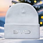 BYD Beanie Hat Premium Luxe Edition 2 byd beanie hat premium luxe edition white