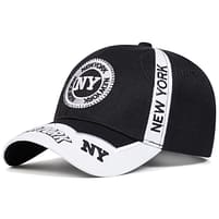 New York Baseball Cap Adjustable Embroidery Hat 5 new york baseball cap black