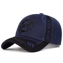 New York Baseball Cap Adjustable Embroidery Hat 6 new york baseball cap navy