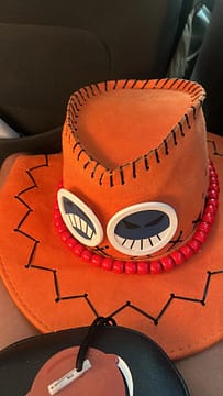 Brown Unisex Wide Brim Cowboy Hat for Cosplay & Casual Wear 14 25
