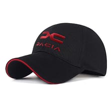 Dacia Car Baseball Cap Cotton Embroidery Adjustable Premium - Black Color