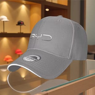 BYD Baseball Cap BYD Logo Hat No 01 Premium Quality Limited Edition 6 BYD Hat Dark Gray Color