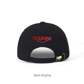 Home 31 Triumph Bonneville 3D Embroidery Cotton Baseball Cap 2023 Adjustable Black Premium Look 04