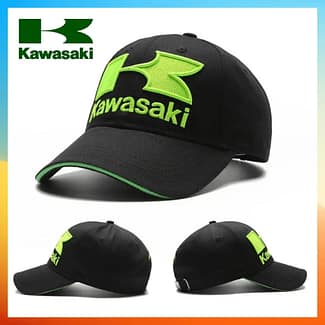 Home 39 Kawasaki Hat Embroidered Baseball Cap Racing Premium Black