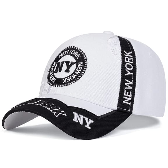 new york baseball cap white