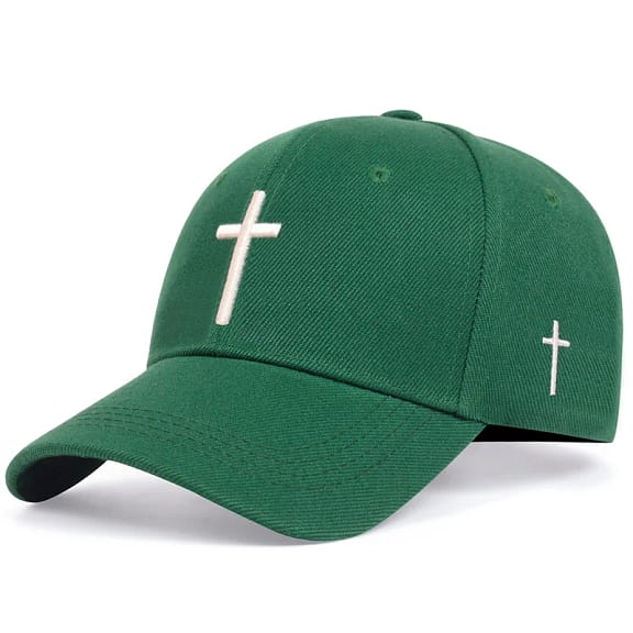 Christian Cross Hat Embroidered Cotton Baseball Cap 12 christian cross hat embroidered 09