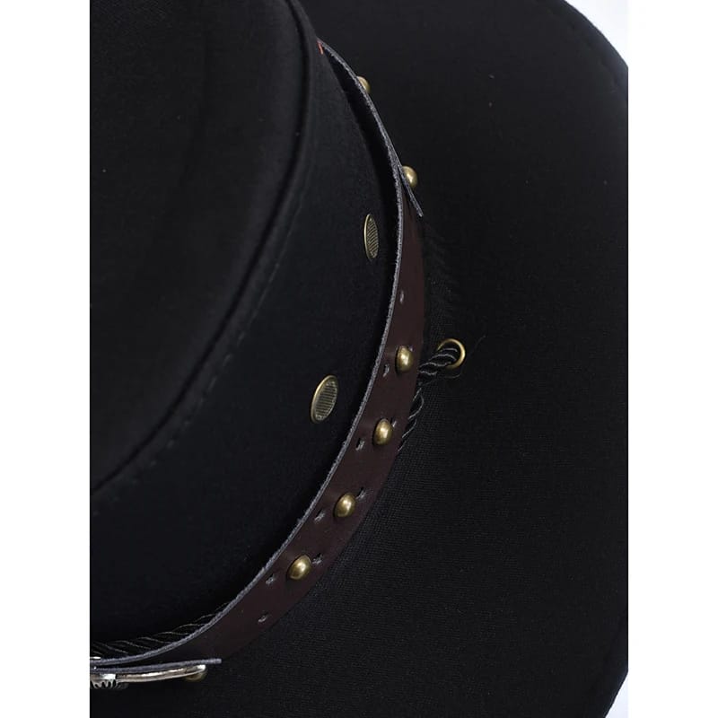 artificial suede western cowboy hat 03