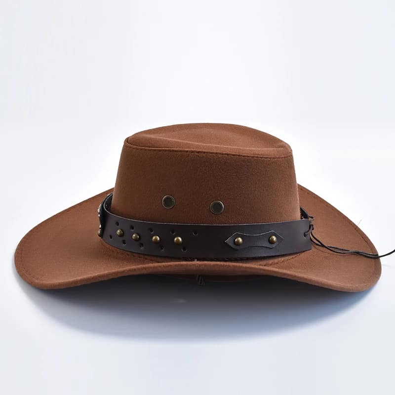 artificial suede western cowboy hat 06 1