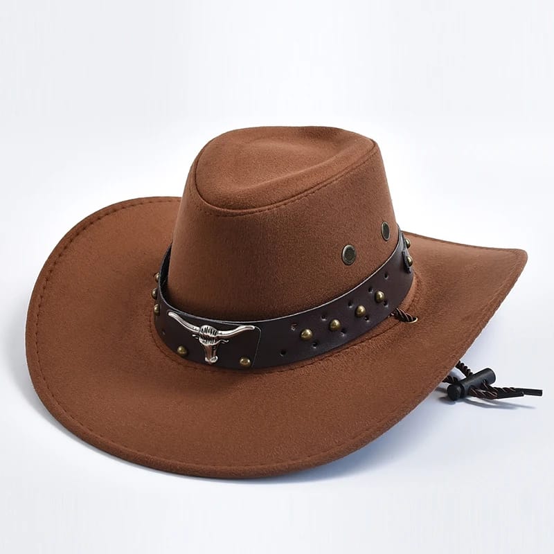 artificial suede western cowboy hat 07