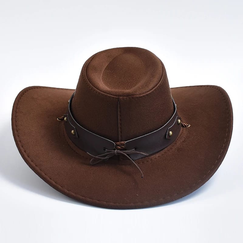 artificial suede western cowboy hat 08