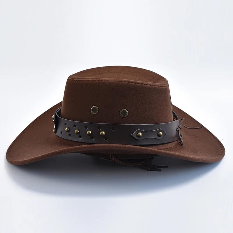 artificial suede western cowboy hat 09