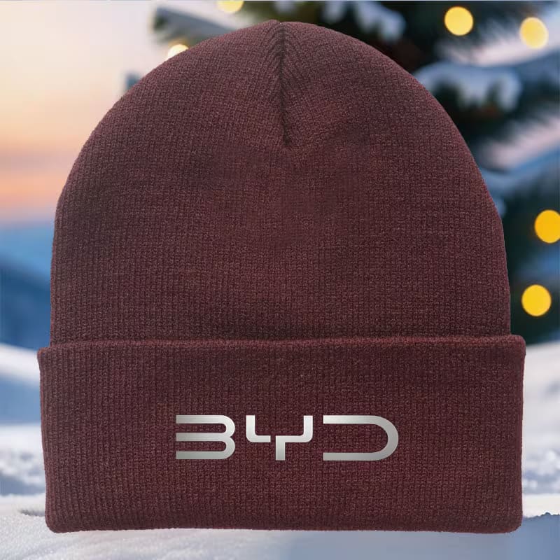 byd beanie hat premium luxe edition cofee color