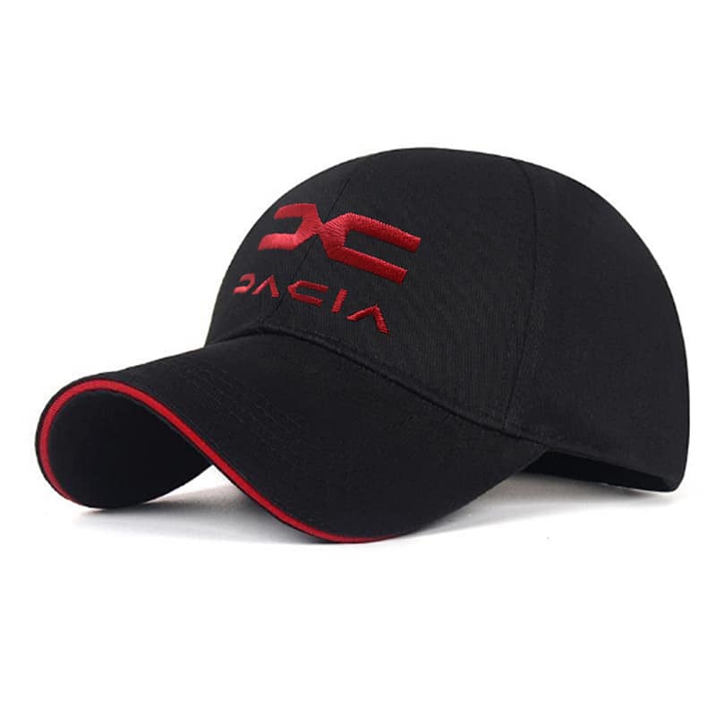 Dacia Car Baseball Cap Cotton Embroidery Adjustable Premium - Black Color
