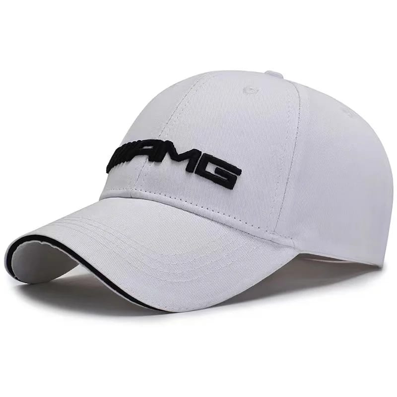 AMG Hat Mercedes Benz Baseball Cap New Premium White