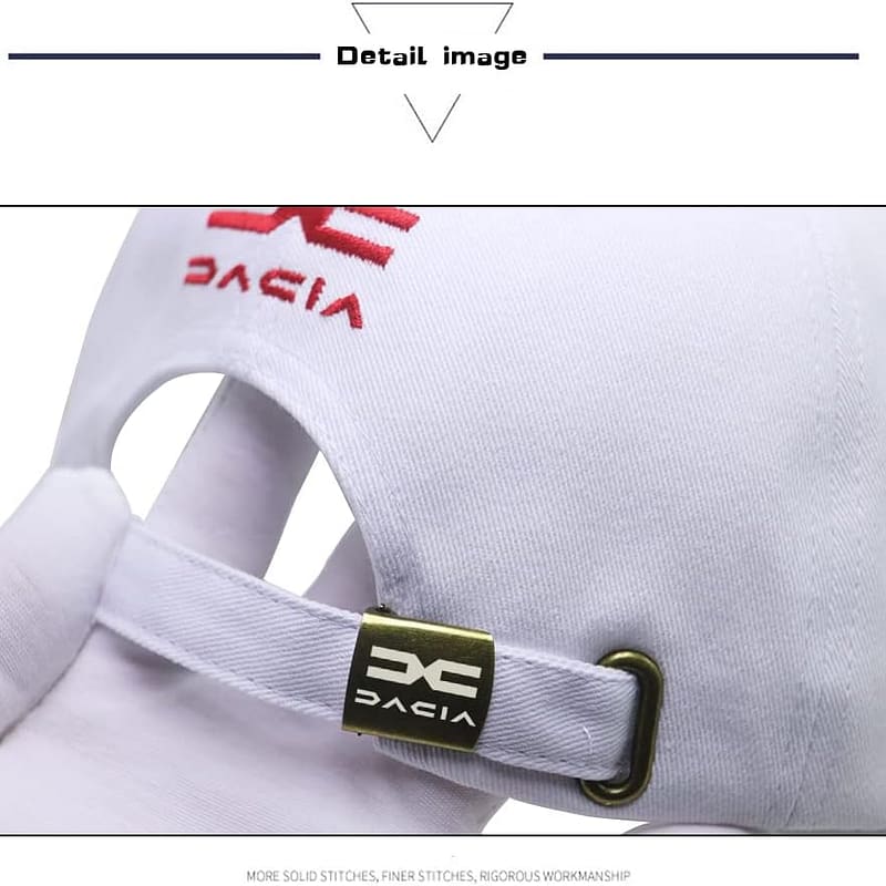 Dacia Hat , Dacia Baseball Cap White Color Limited Edition