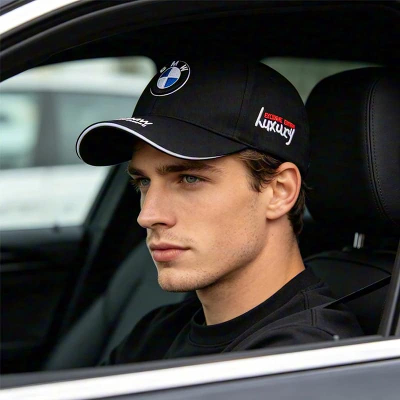Home 65 bmw baseball cap bmw logo hat black
