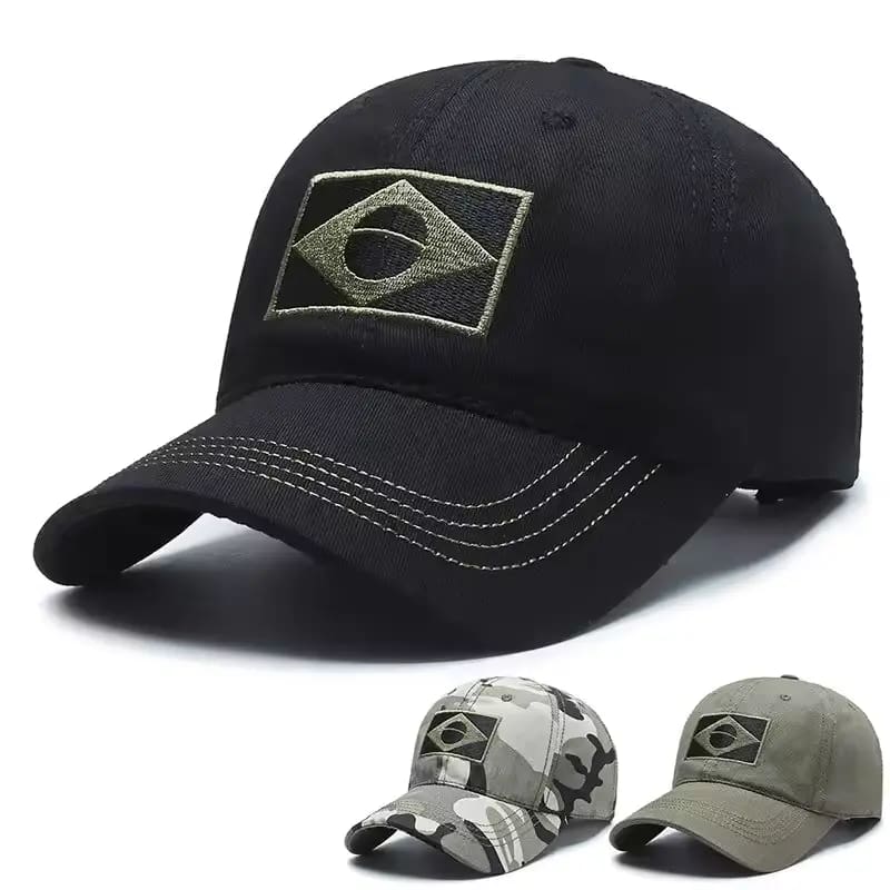 Camo Hat Embroidered Outdoor Sports - Camouflage Baseball Cap
