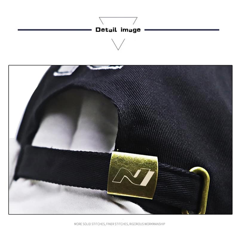 Hyundai N Hat Embroidered Baseball Cap - Limited Edition Black Color