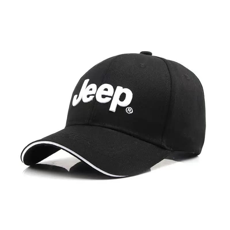 Home 67 jeep embroidered baseball cap navy black color front view