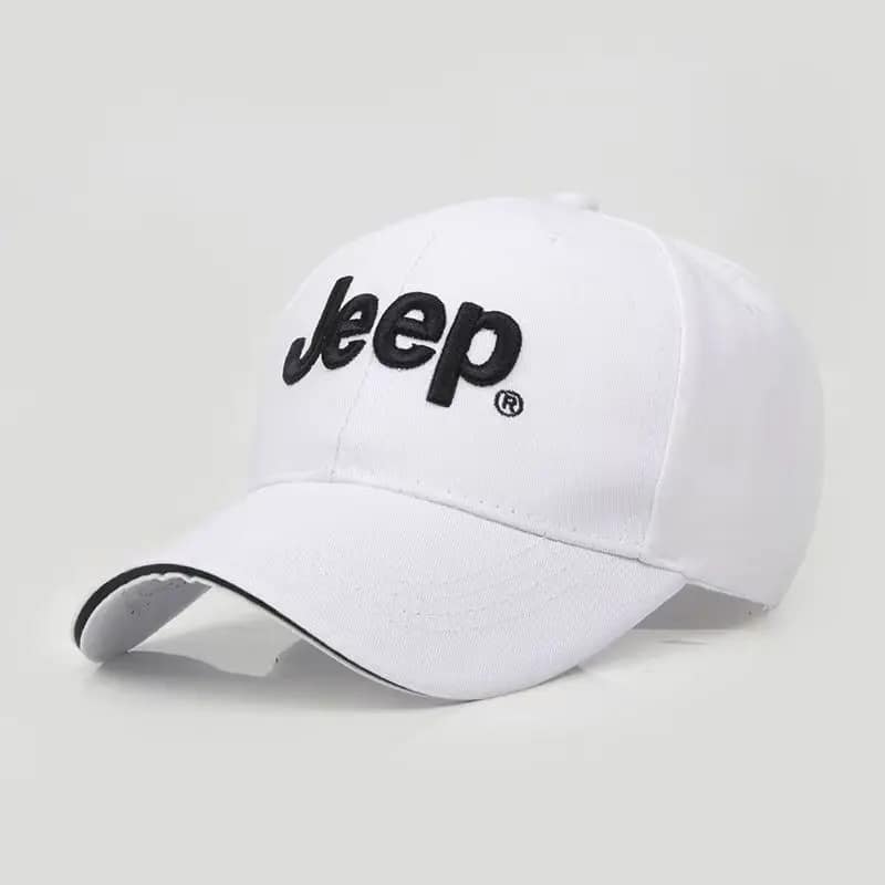 Home 66 jeep embroidered baseball cap white color front view