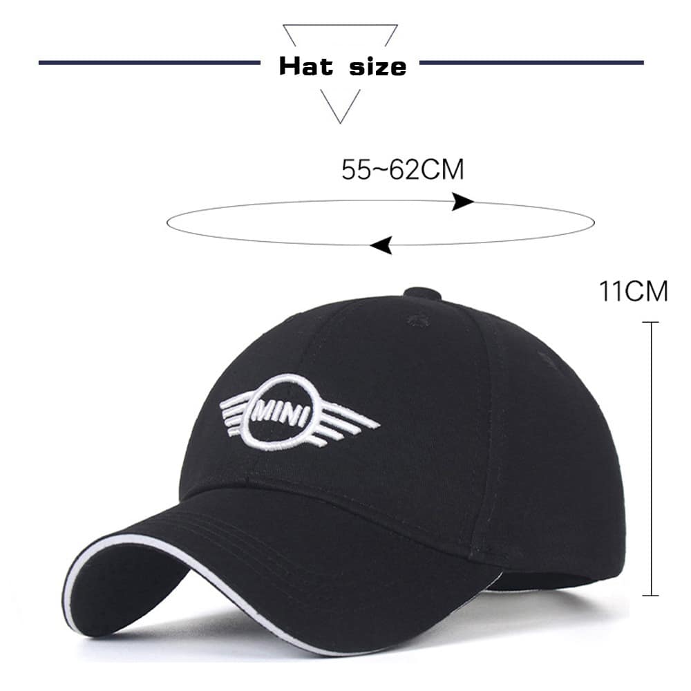 Mini Cooper Cap: 2023 Cotton Embroidery Adjustable Pink Premium Look