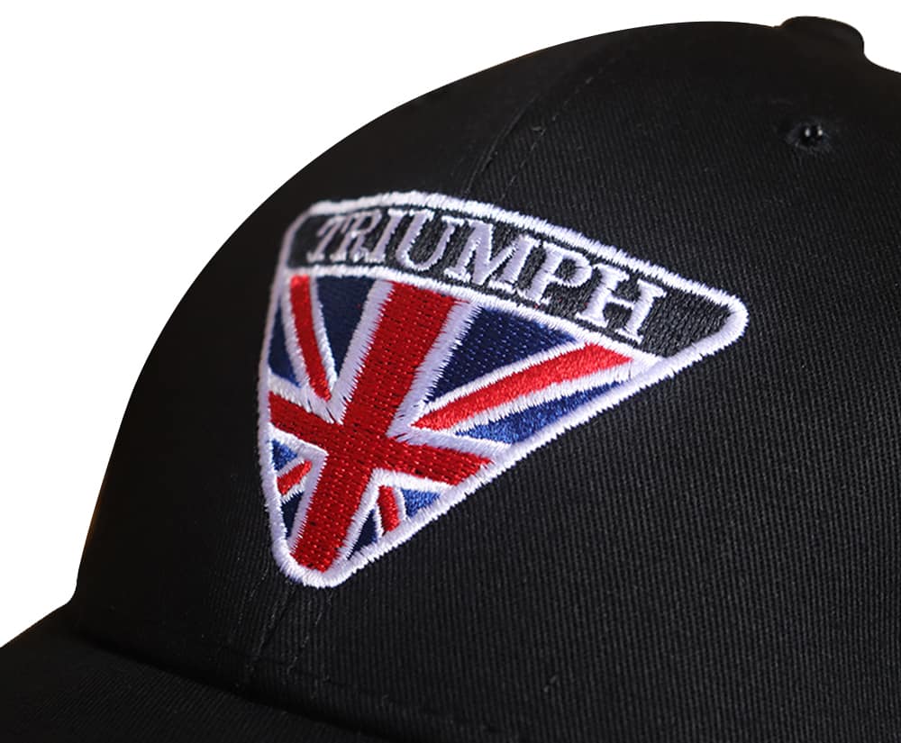 Triumph Bonneville Car Baseball Cap Cotton Embroidery Adjustable Premium - Black Color