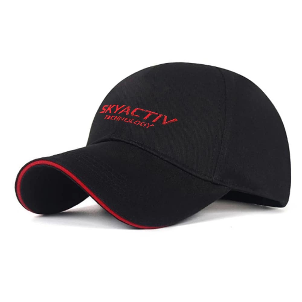 Mazda Hat Skyactiv Baseball Cap Car Hat for Mazda Black Color - Black Color