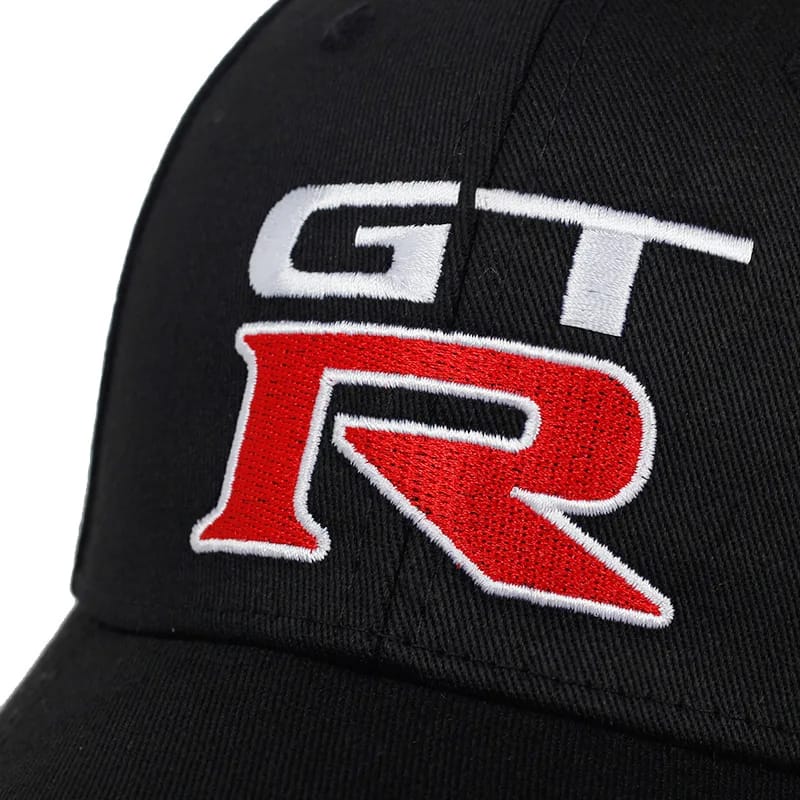 GTR Hat Embroidered Adjustable Premium - Black Color