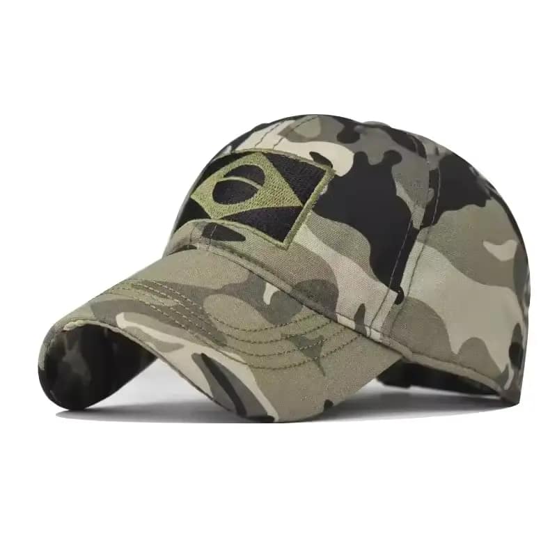 Camo Hat Embroidered Outdoor Sports – Camouflage Baseball Cap