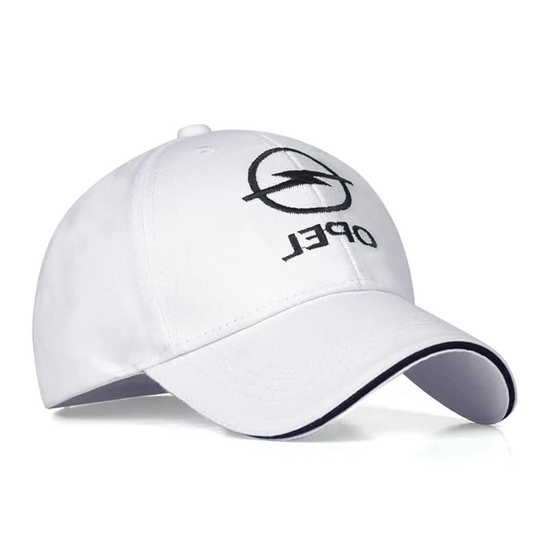 OPEL Hat White Colour Cotton Embroidery Adjustable Premium Look