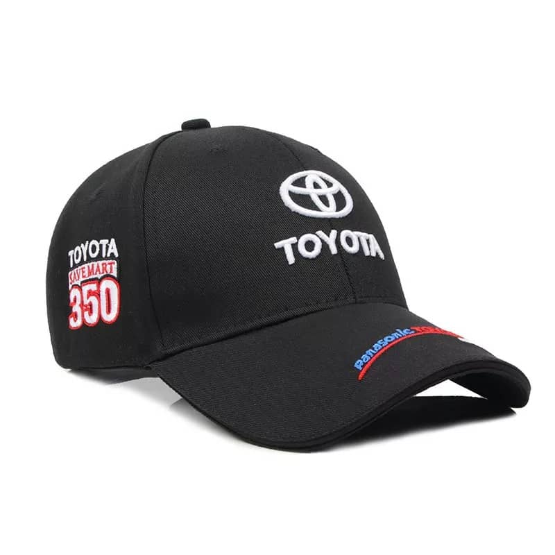 Toyota Baseball Cap Motor Sport Hat - White Color