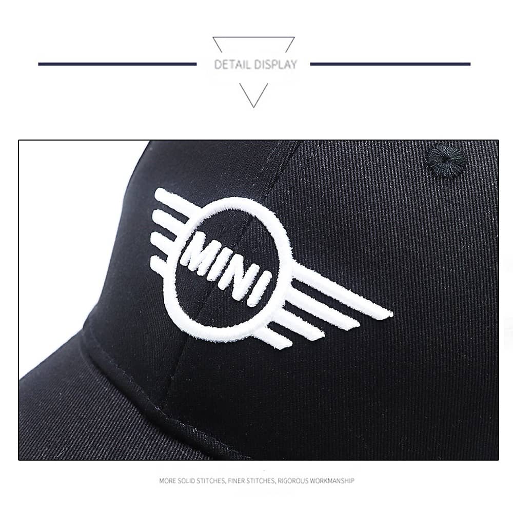 Mini Cooper Cap: 2023 Cotton Embroidery Adjustable Pink Premium Look