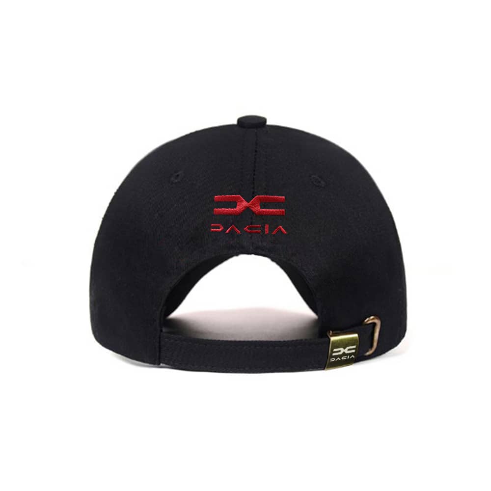 Dacia Car Baseball Cap Cotton Embroidery Adjustable Premium - Black Color