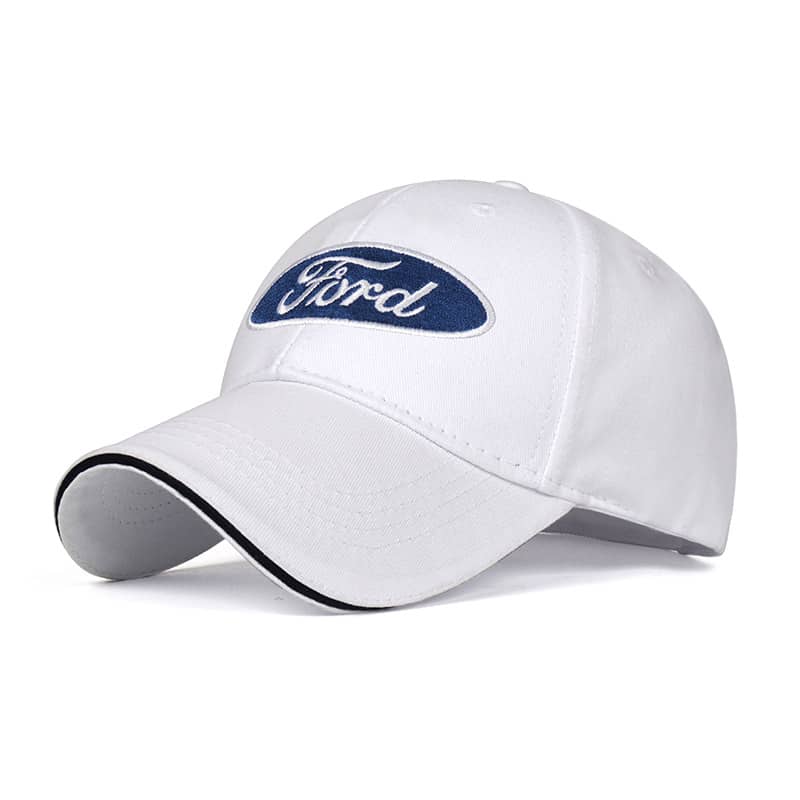 Exclusive Ford Logo Baseball Cap 2023 - Sleek White, Ultimate Comfort