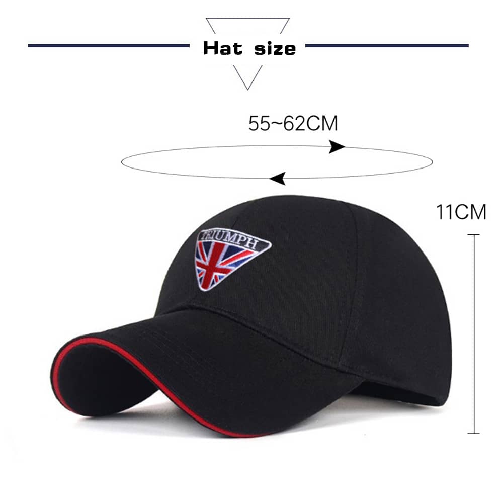 Exclusive Triumph Bonneville Logo Baseball Cap 2023 - Sleek Black, Ultimate Comfort