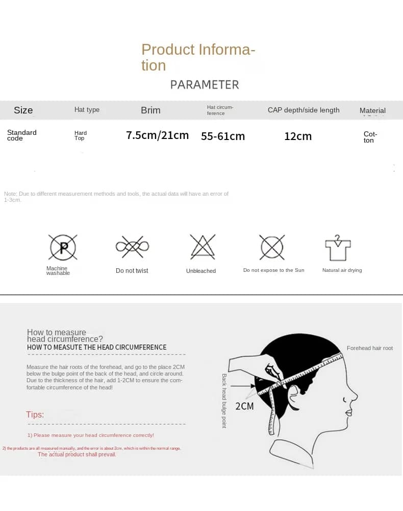 Baseball Cap Outdoor - Brim Running Hat for Men Women Fashion Embroidery Cotton